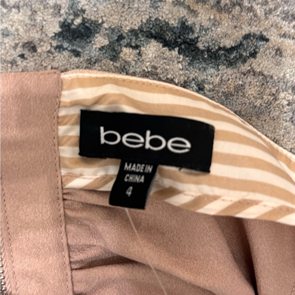 Bebe Shiny Rose Skirt View 5